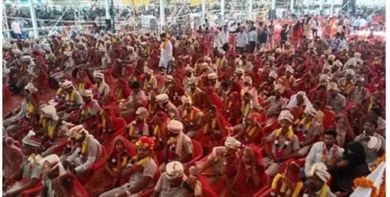 6 گھنٹے میں 2 ہزار 143 جوڑوں کی شادی،بھارت نے ریکارڈ قائم کر لیا