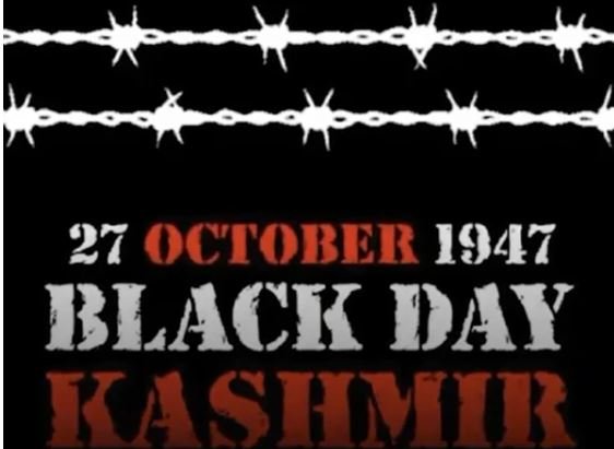77 years of Indian occupation of Jammu and Kashmir, Black Day is being observed across the world, including Pakistan. 77 years of Indian occupation of Jammu and Kashmir, Black Day is being observed across the world, including Pakistan.