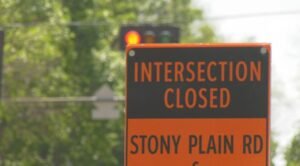 Construction in Edmonton Downtown