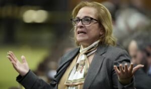 Immigration Minister Lena Metlege Diab