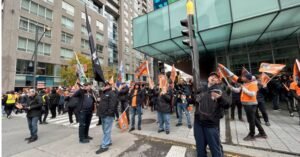 Workers strike in Montreal