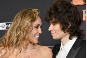 American singer Millie with her fiancé