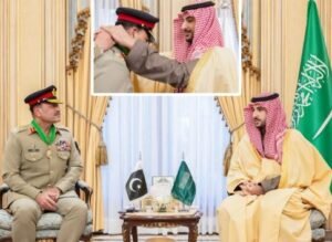 Chief of Defense Forces Field Marshal Syed Asim Munir awarded Saudi Arabia's highest national honor