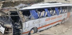 Bus involved in accident