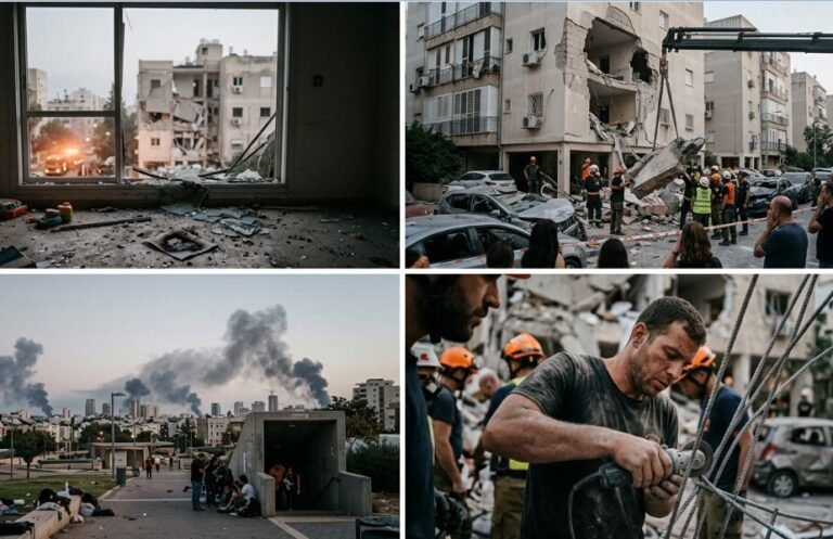 The destruction in Israel