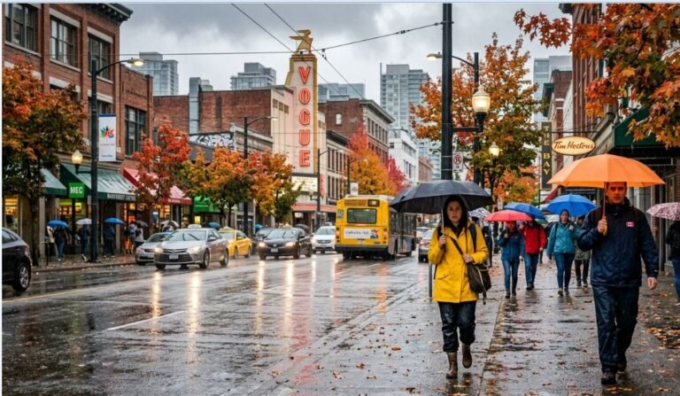 Rainy season in Canada