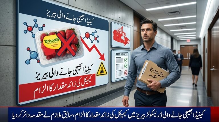 کینیڈا بھیجی جانے والی ڈریسکولز بیریز میں کیمیکل کی زائد مقدار کا الزام، مقدم درج
