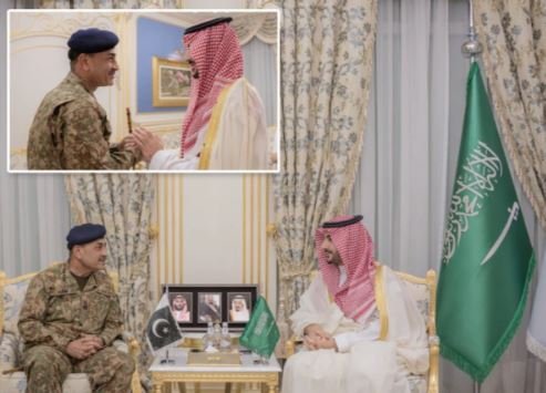 فیلڈ مارشل عاصم منیر کی سعودی وزیر دفاع سے ملاقات، دفاعی تعاون جاری رکھنے کا عزم