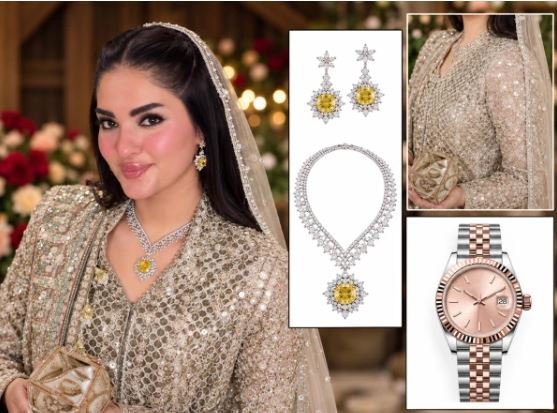 ماہ نور صفدر کا عروسی لُک سوشل میڈیا پر چھا گیا، لباس اور زیورات کی تفصیلات سامنے آگئیں