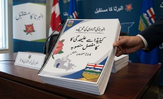 البرٹا کی آزادی کی تحریک، کینیڈا سے علیحدگی کی صورت میں 214 صفحات پر مشتمل منصوبہ جاری