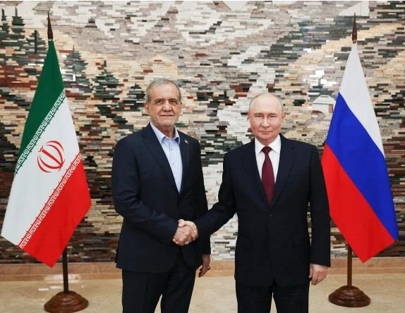 امریکا اور اسرائیل کے خلاف روسی صدر کا ایران کی حمایت کا کھلا اعلان